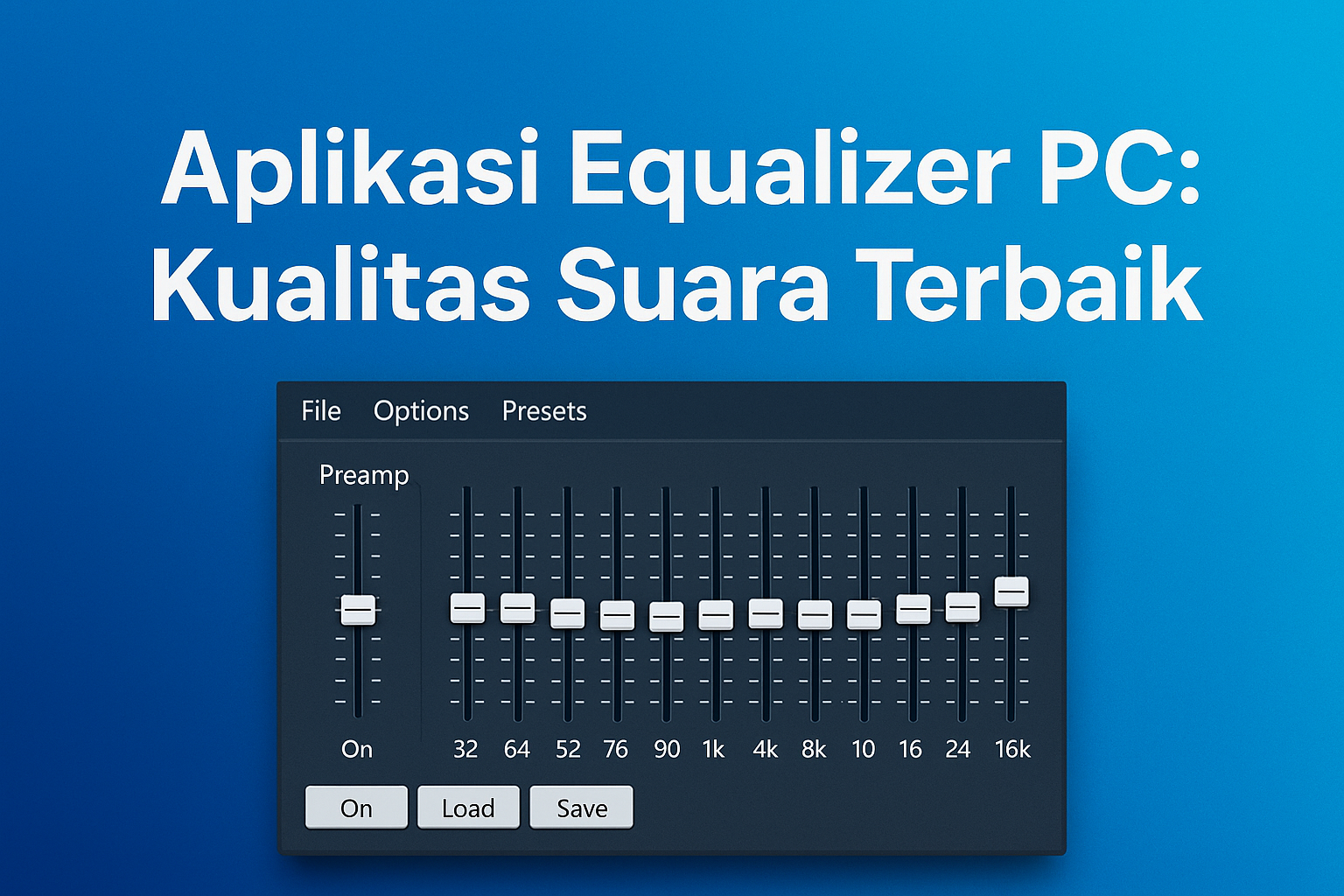 Aplikasi Equalizer PC : Kualitas Suara Terbaik
