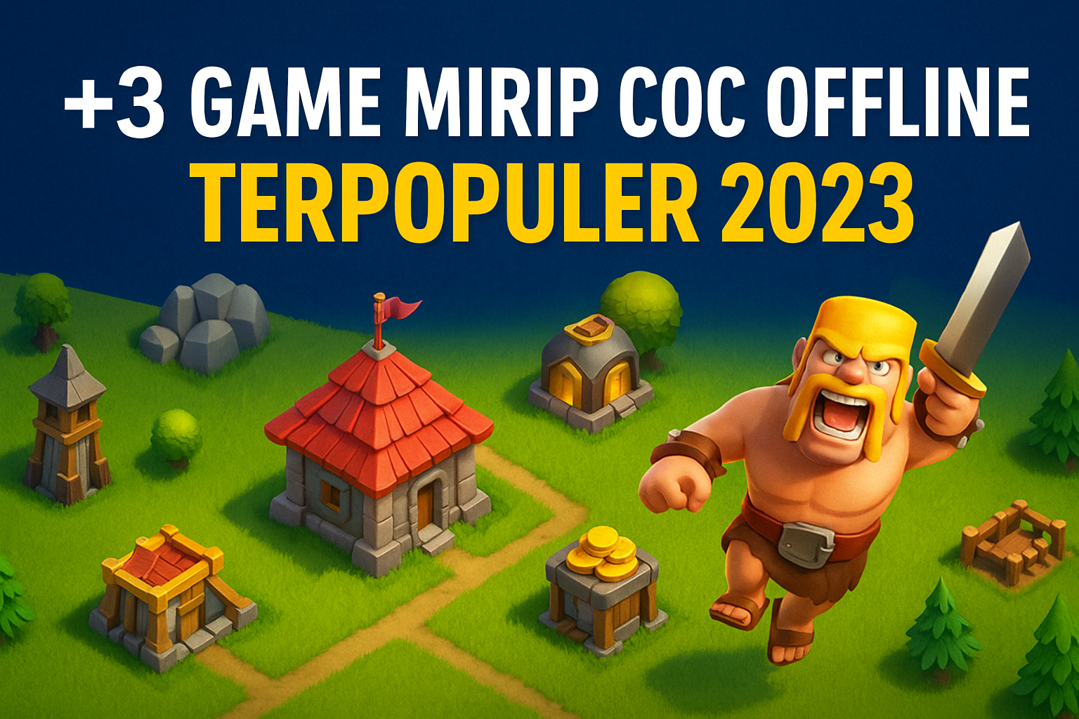 +3 Game Mirip COC Offline Terpopuler 2023