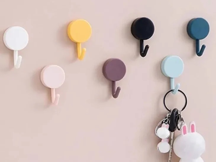 model gantungan baju dinding bentuk macaron