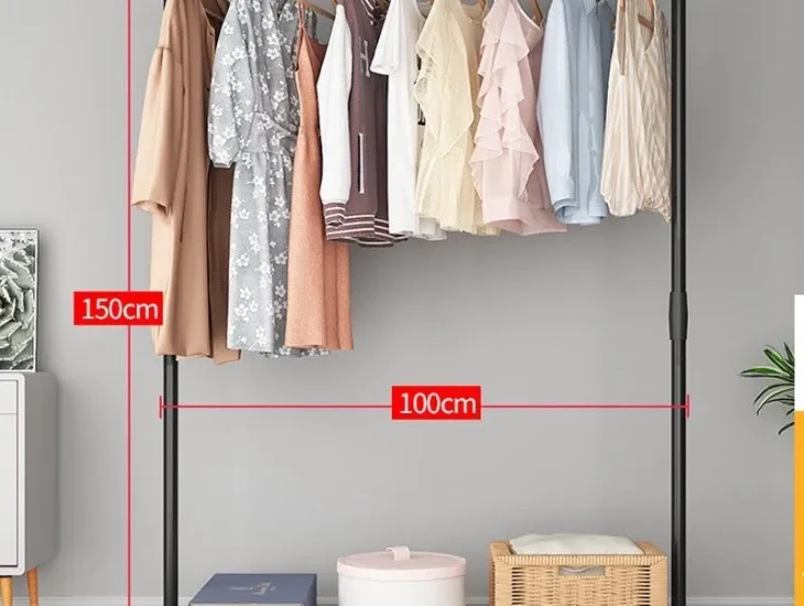 gantungan baju indoor double hanger