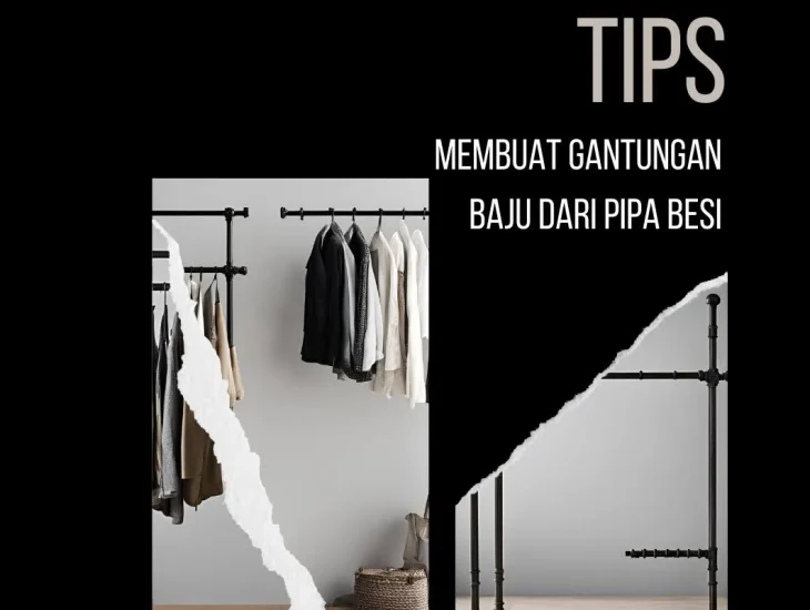 tips membuat gantungan baju dari pipa besi
